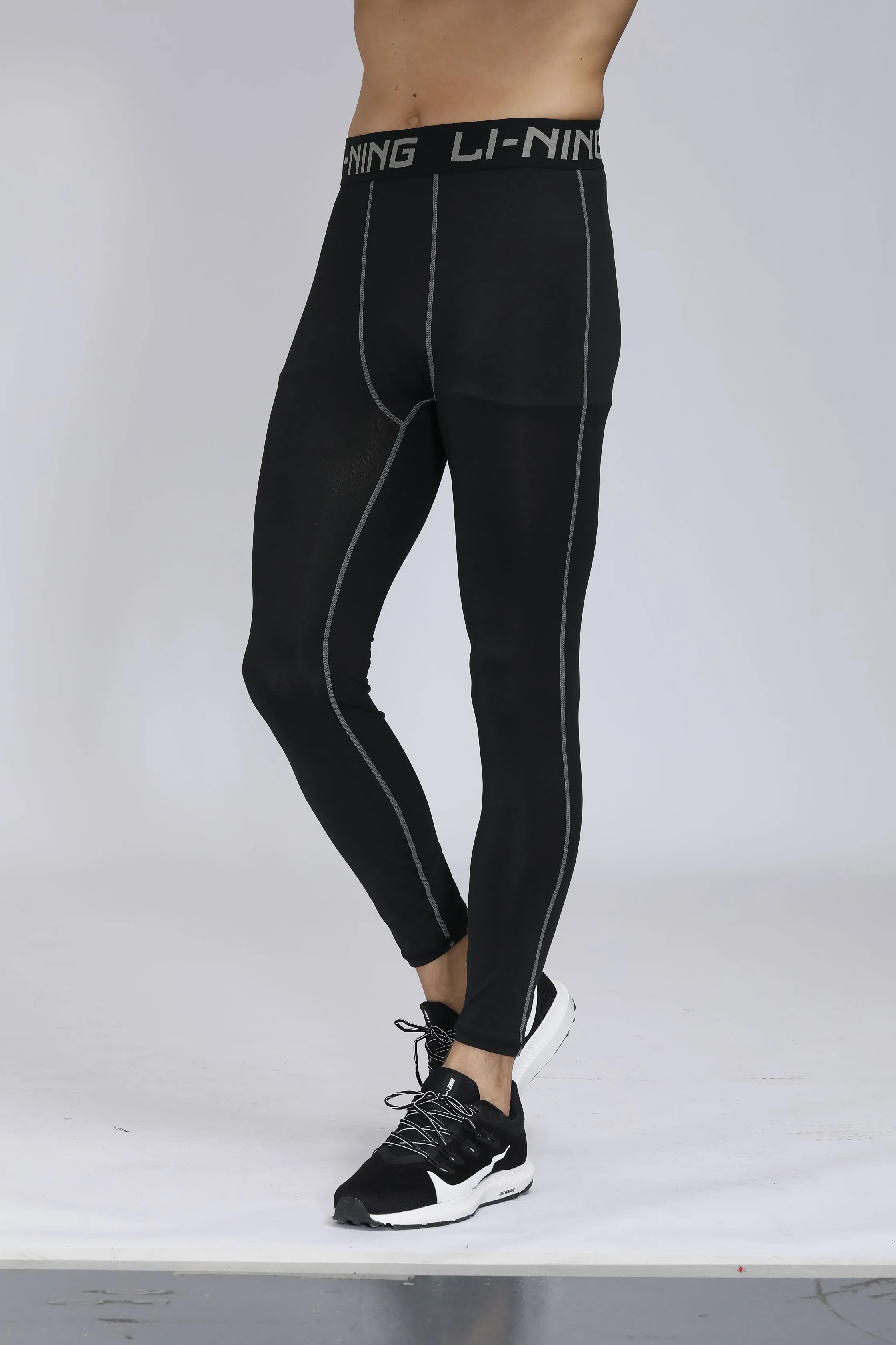Pantalones de compresión para hombres, mallas de running, ropa de entrenamiento, capa base
