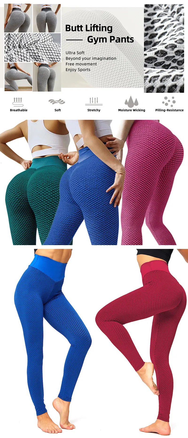 Colores disponibles leggings burbuja