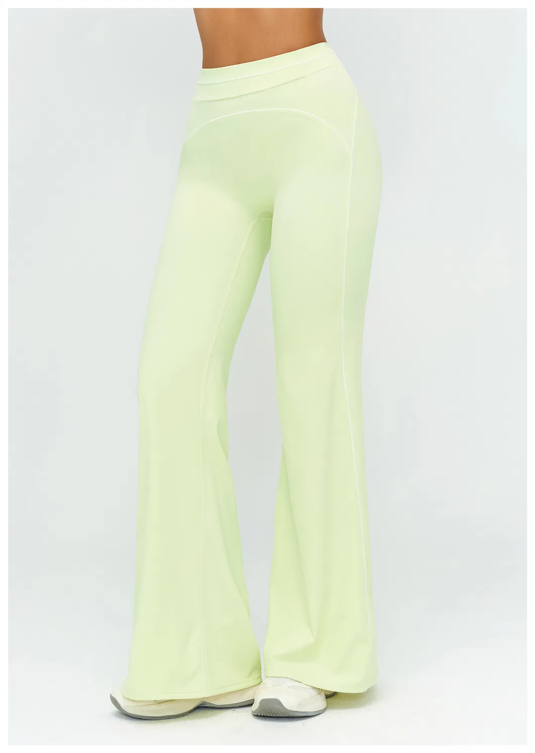 Presentación de pantalones de yoga
