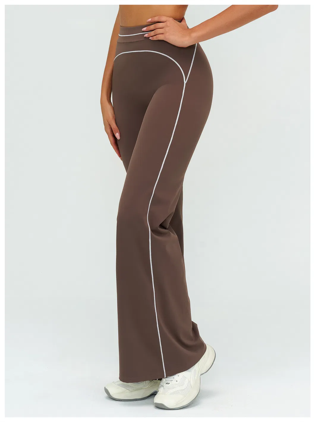 Presentación de pantalones de yoga