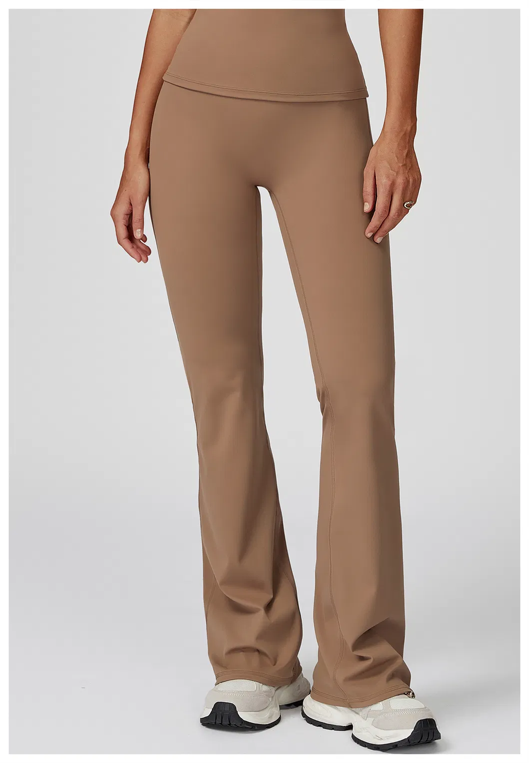Leggings de felpa con forro, pantalones de yoga de cintura alta, ropa para mujeres, moda fitness, pantalones acampanados, ropa personalizada para correr