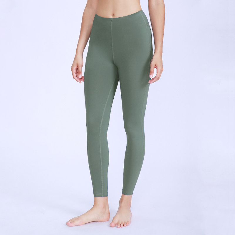 Pantalones de yoga de alta cintura sin costuras para mujeres, levantamiento de glúteos, leggings deportivos de gimnasio