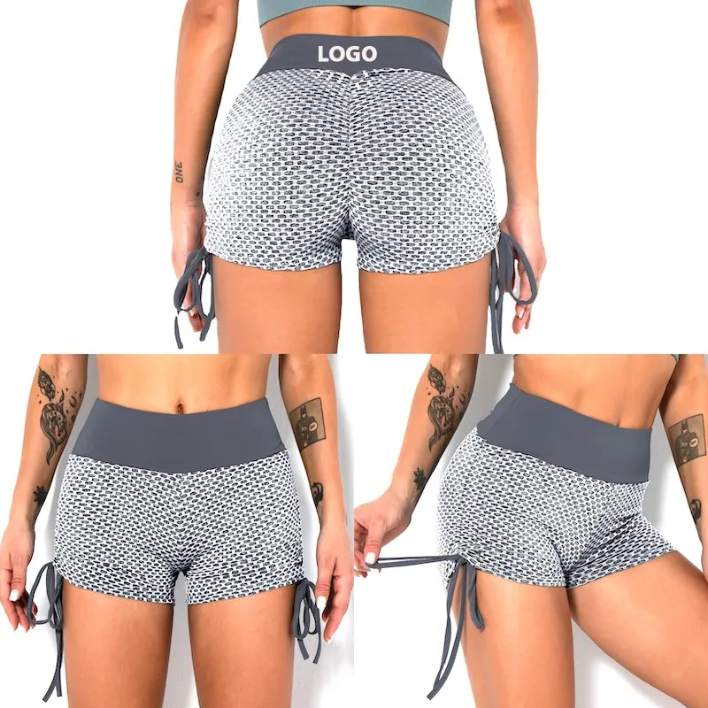 Pantalones cortos deportivos con textura panal