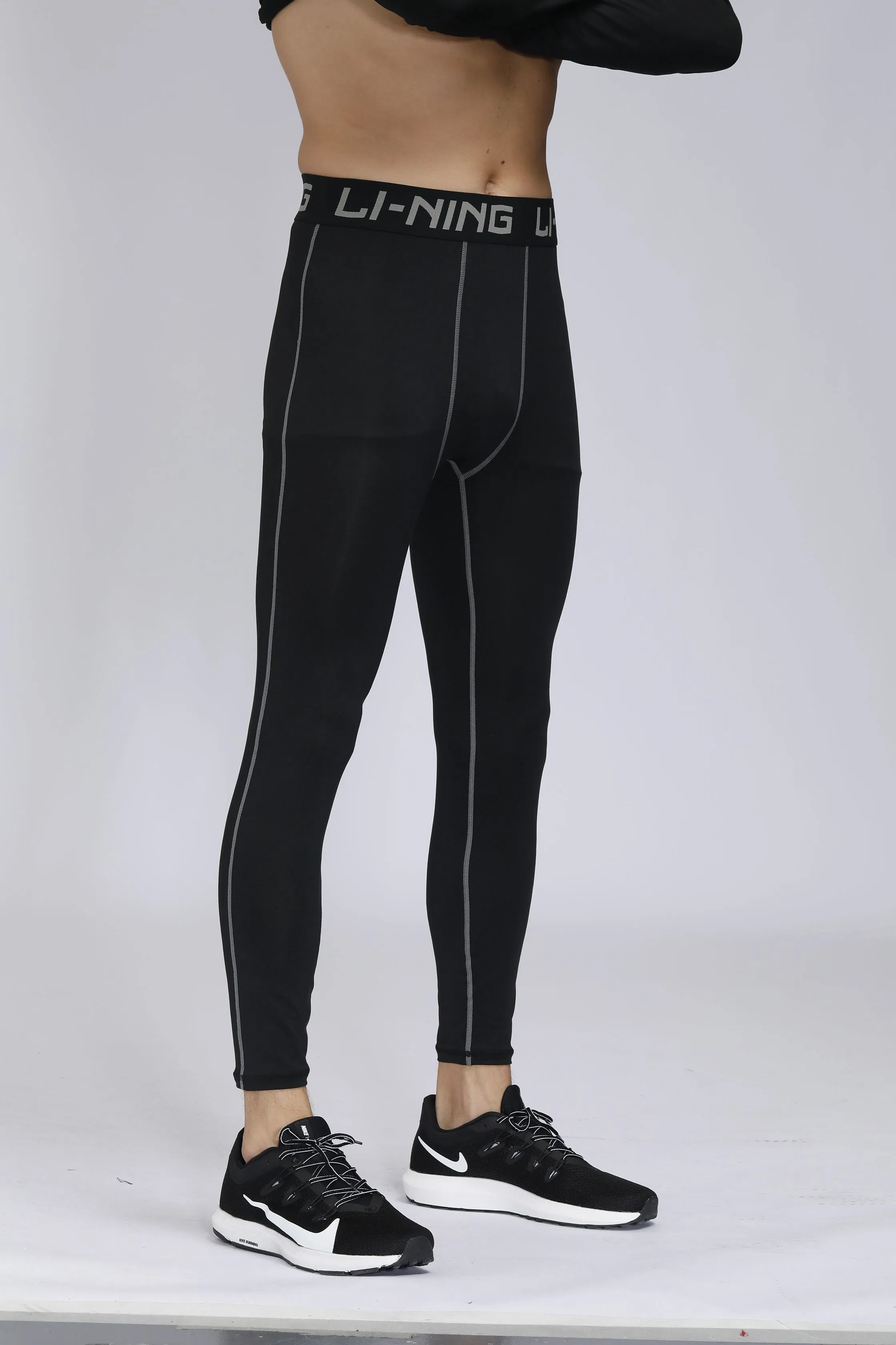 Pantalones de compresión para hombres, mallas de running, ropa de entrenamiento, capa base