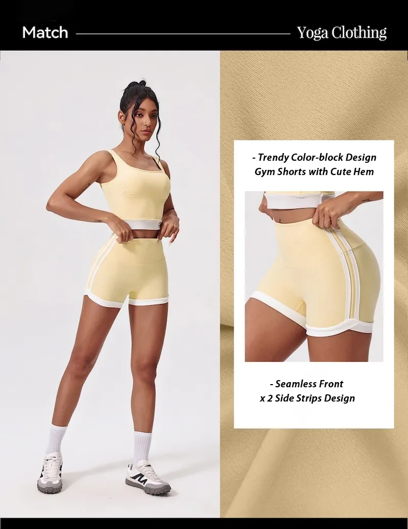 Conjunto de Yoga con tiras laterales