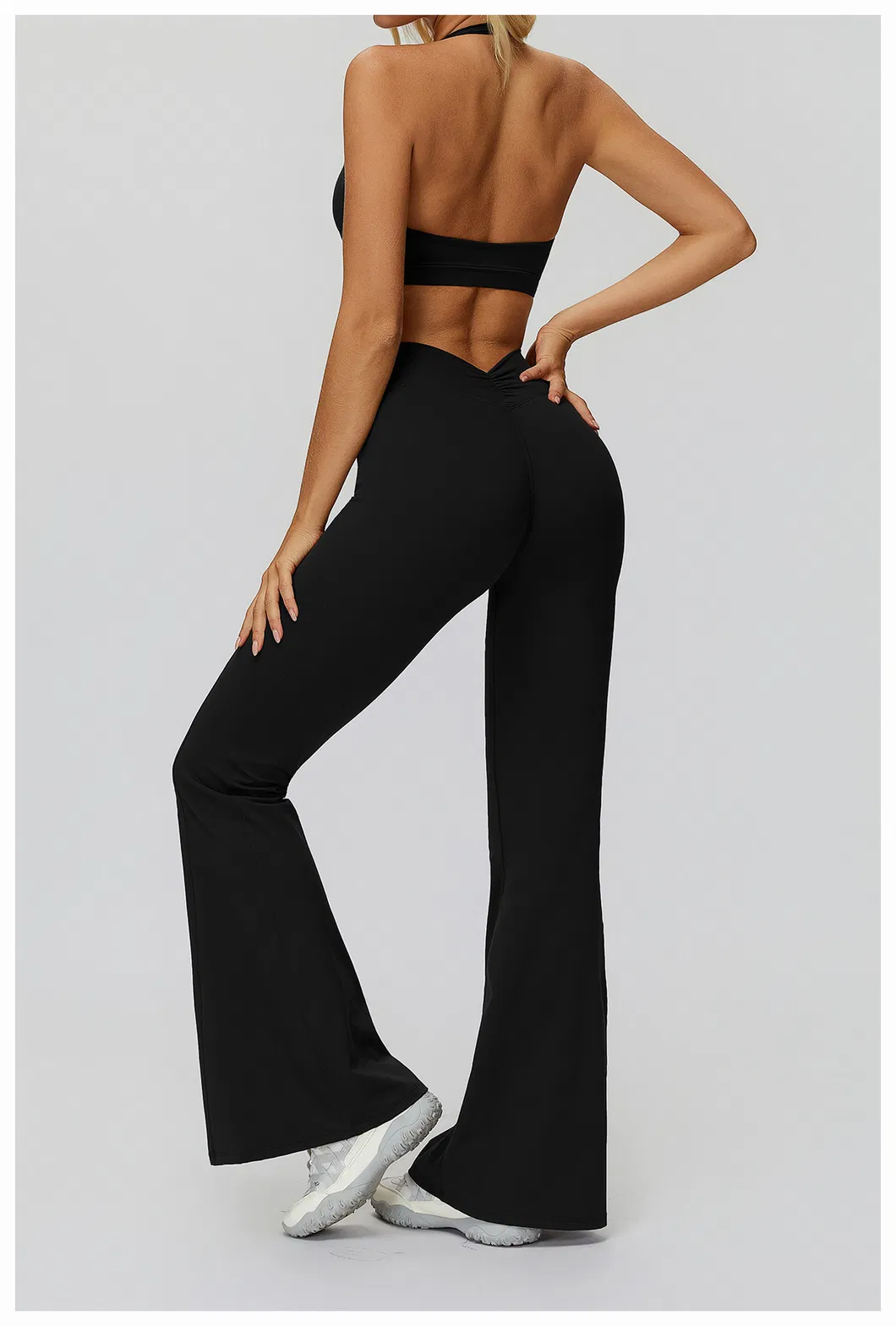 Pantalones acampanados de yoga