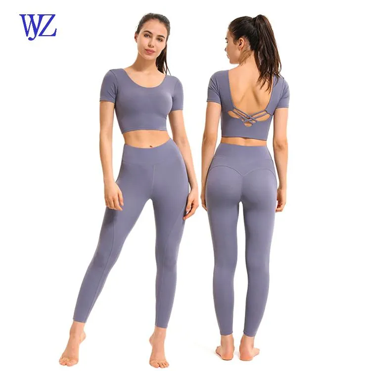 Mallas deportivas de compresión de cintura alta transpirables para mujeres, pantalones de yoga con fruncido