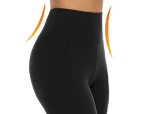 Mujeres Leggings de Cintura Alta de Felpa Forrados Cálidos y de Talla Grande para Yoga