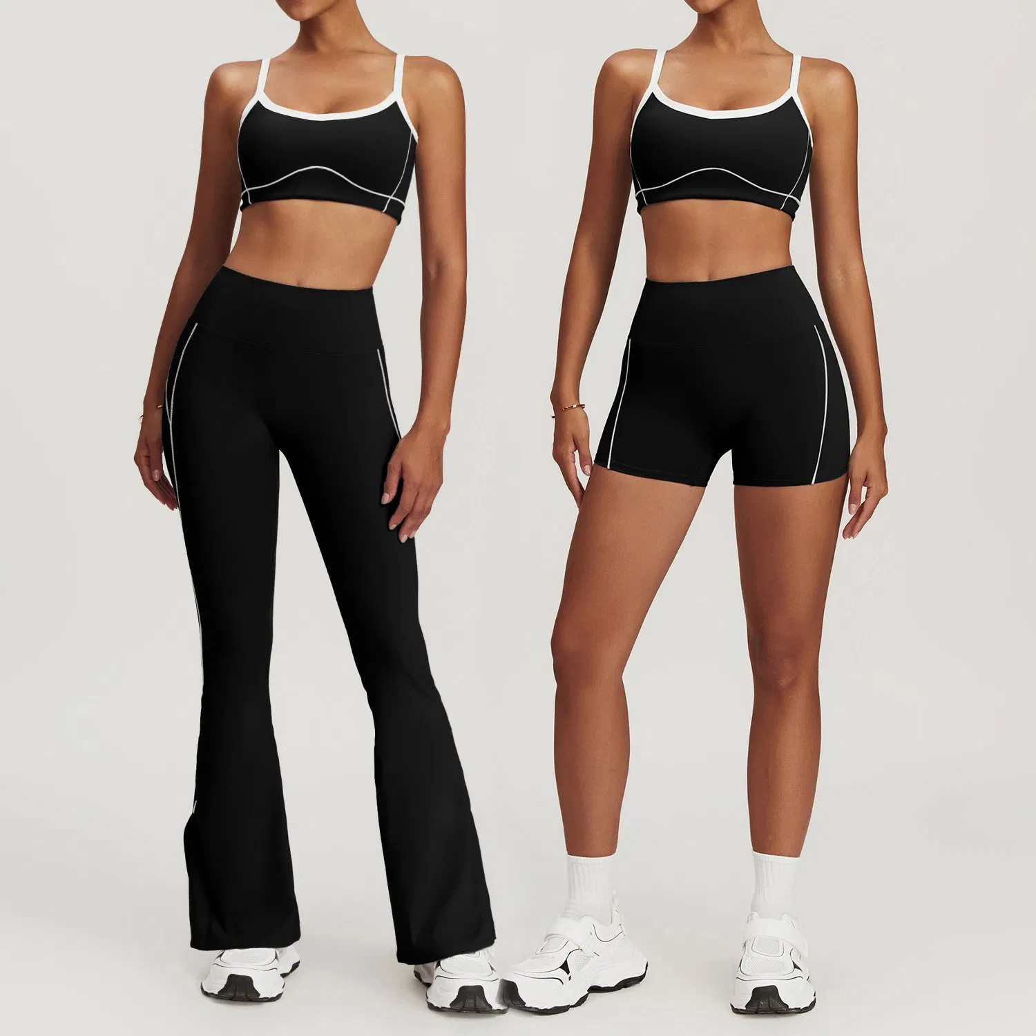 2025 Nuevo Conjunto de Ropa Deportiva para Mujeres Conjunto de Yoga Activo Ropa de Fitness Ropa de Entrenamiento Conjunto de Gimnasio
