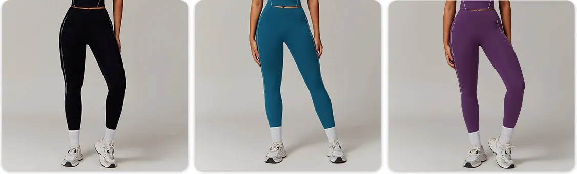 Yoga leggings color line
