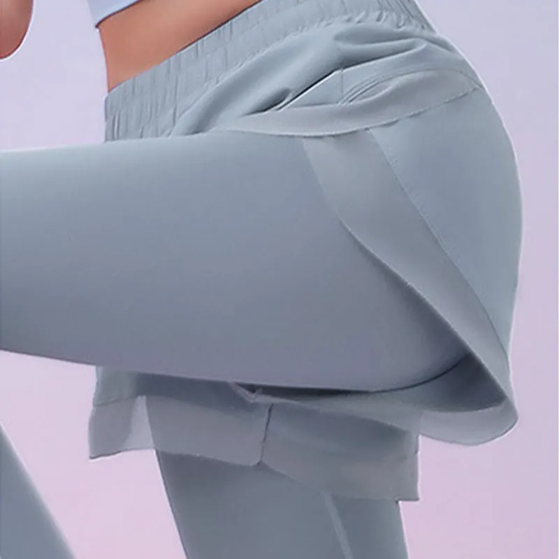 Leggings de yoga deportivos de alta calidad 2023 conjuntos de dos piezas para el gimnasio para mujeres