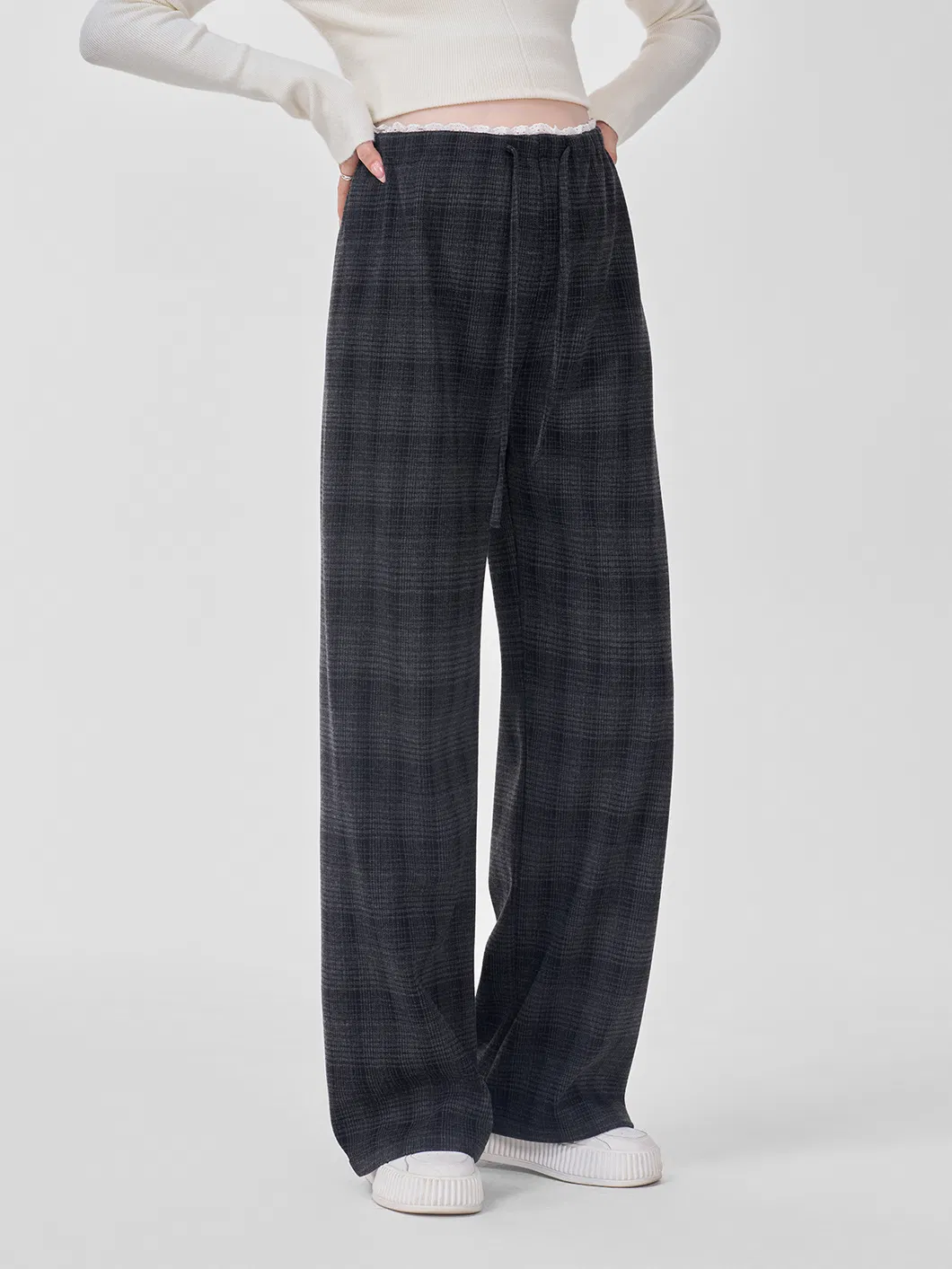 Pantalones de maternidad casuales de alta elasticidad sobre el bulto - Diseño cómodo y espacioso