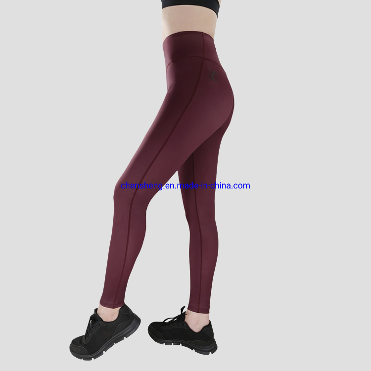Leggings personalizados de compresión impresos para mujeres con bolsillo, de cintura alta, para entrenamiento, gimnasio, yoga, carrera y deportes