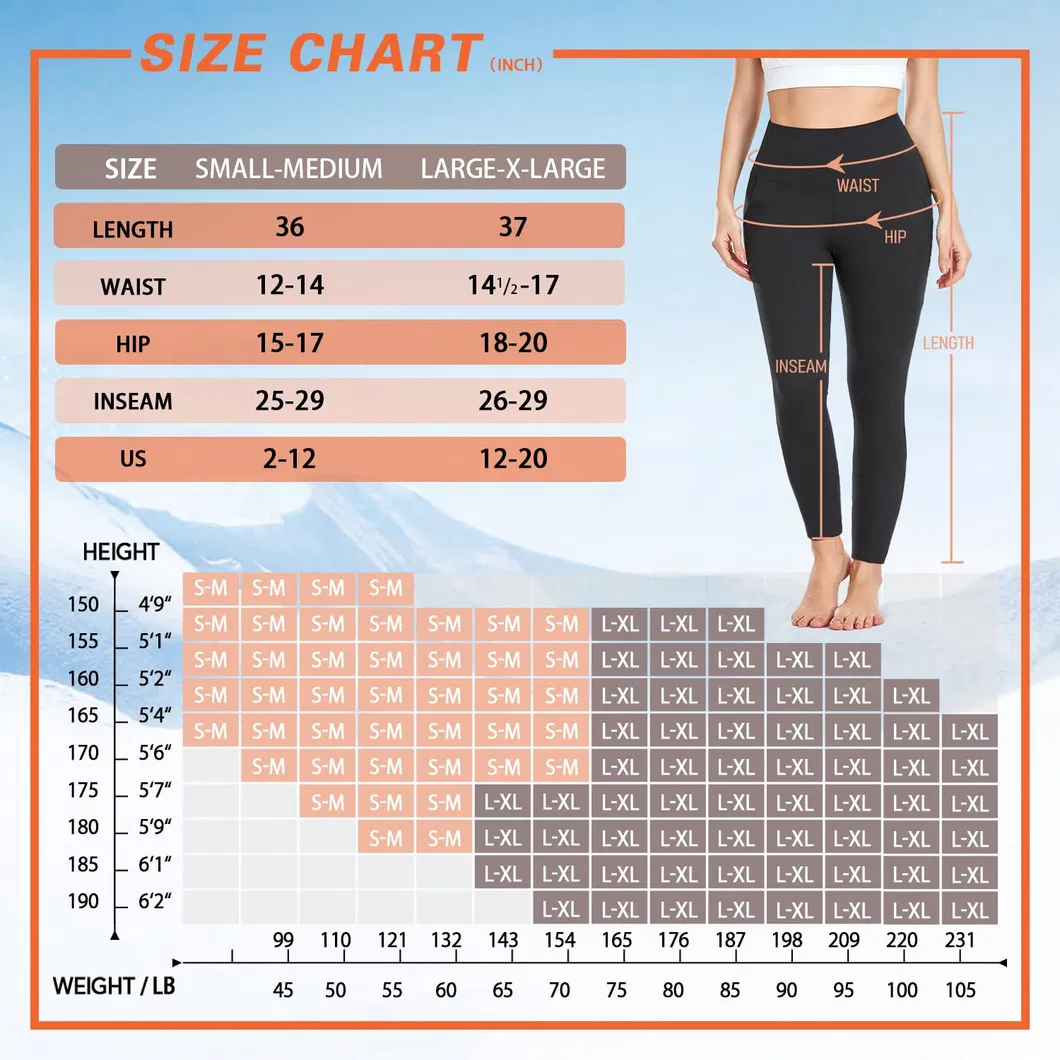 Mujeres Leggings de Cintura Alta de Felpa Forrados Cálidos y de Talla Grande para Yoga