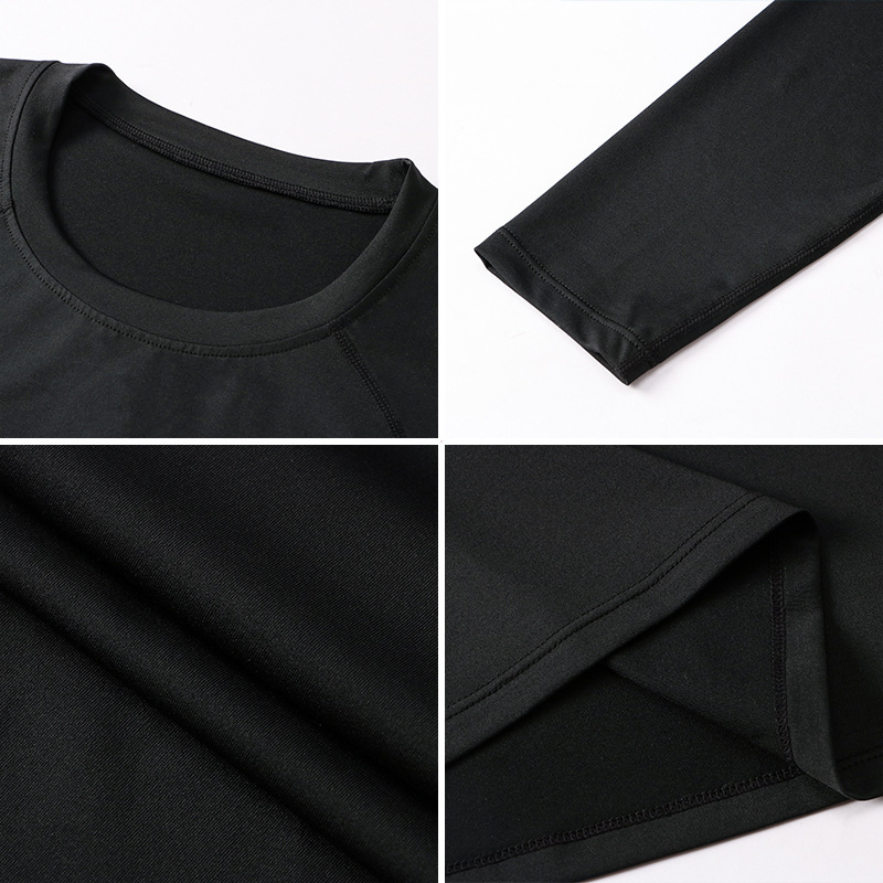 Ropa deportiva de entrenamiento para hombres, secado rápido, mallas para correr y escalar, transpirables, térmicas para fitness al aire libre, base sólida larga