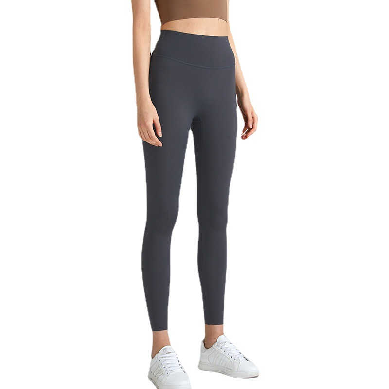 Pantalones de yoga de fábrica al por mayor para mujer, pantalones de cintura alta que levantan las caderas, pantalones de fitness para deportes al aire libre, secado rápido, ropa de yoga ajustada, leggings
