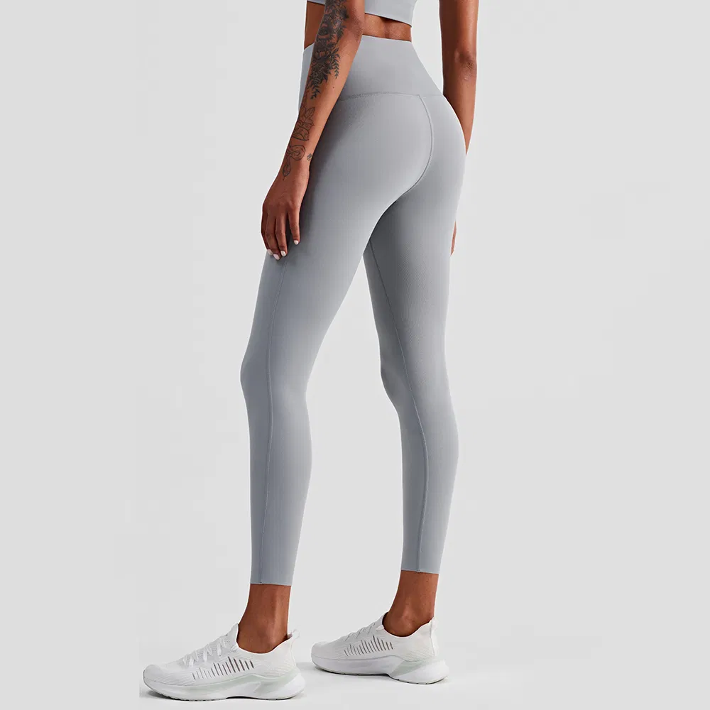Leggings de gimnasio personalizados con logo privado, super elásticos de nylon y spandex para niñas, ropa de yoga, pantalones de fitness