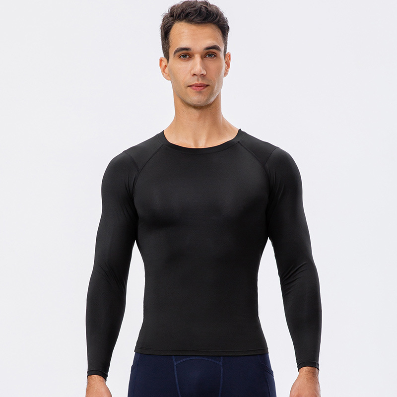 Ropa deportiva de entrenamiento para hombres, secado rápido, mallas para correr y escalar, transpirables, térmicas para fitness al aire libre, base sólida larga