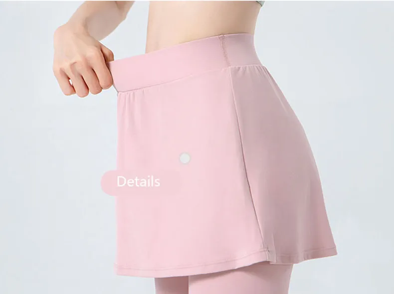 Mallas de cintura alta para mujer Qumor, falda plisada para tenis, ropa deportiva de otoño e invierno, pantalones de yoga