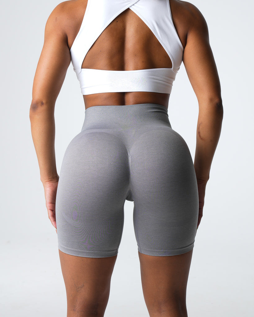 Pantalones cortos de yoga de cintura alta sin costuras, levantamiento de cadera, con elasticidad en cuatro direcciones, ropa de gimnasio para mujeres