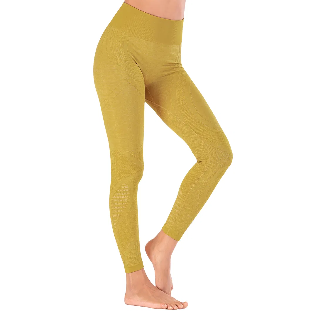 Mujeres No Transparentes Pantalones de Yoga de Talla Grande con Cintura Alta y Control de Abdomen