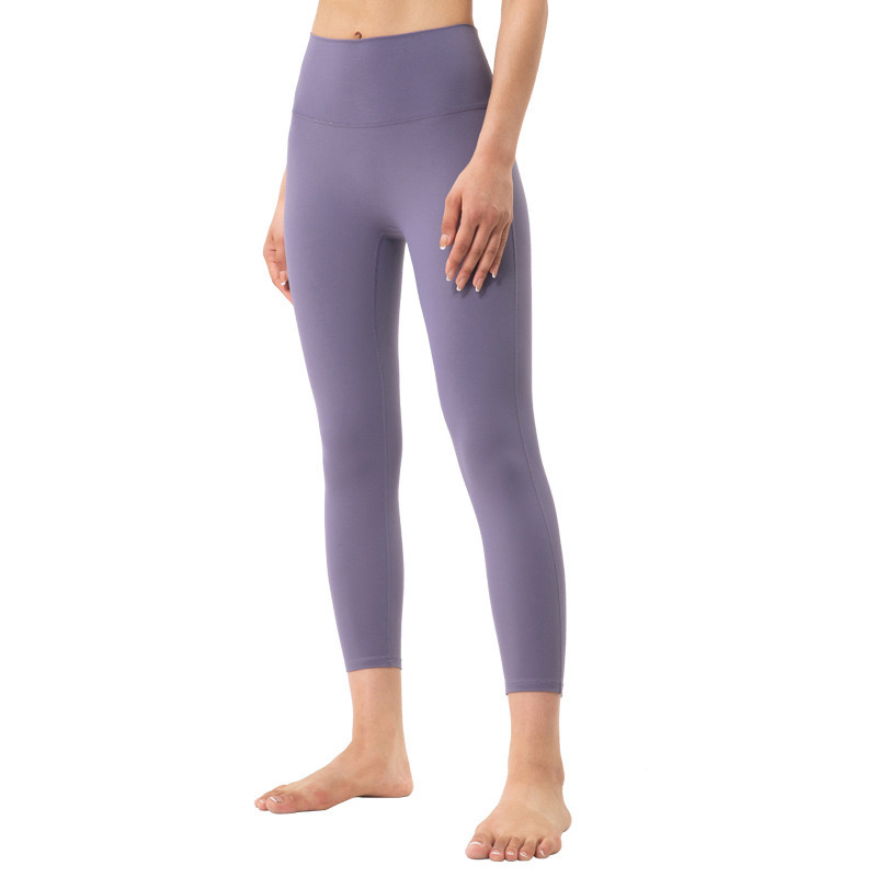Pantalones deportivos sin costuras de alta venta para fitness, capris que levantan el trasero, leggings atléticos para danza, mallas activas para correr con bolsillos en la cintura trasera
