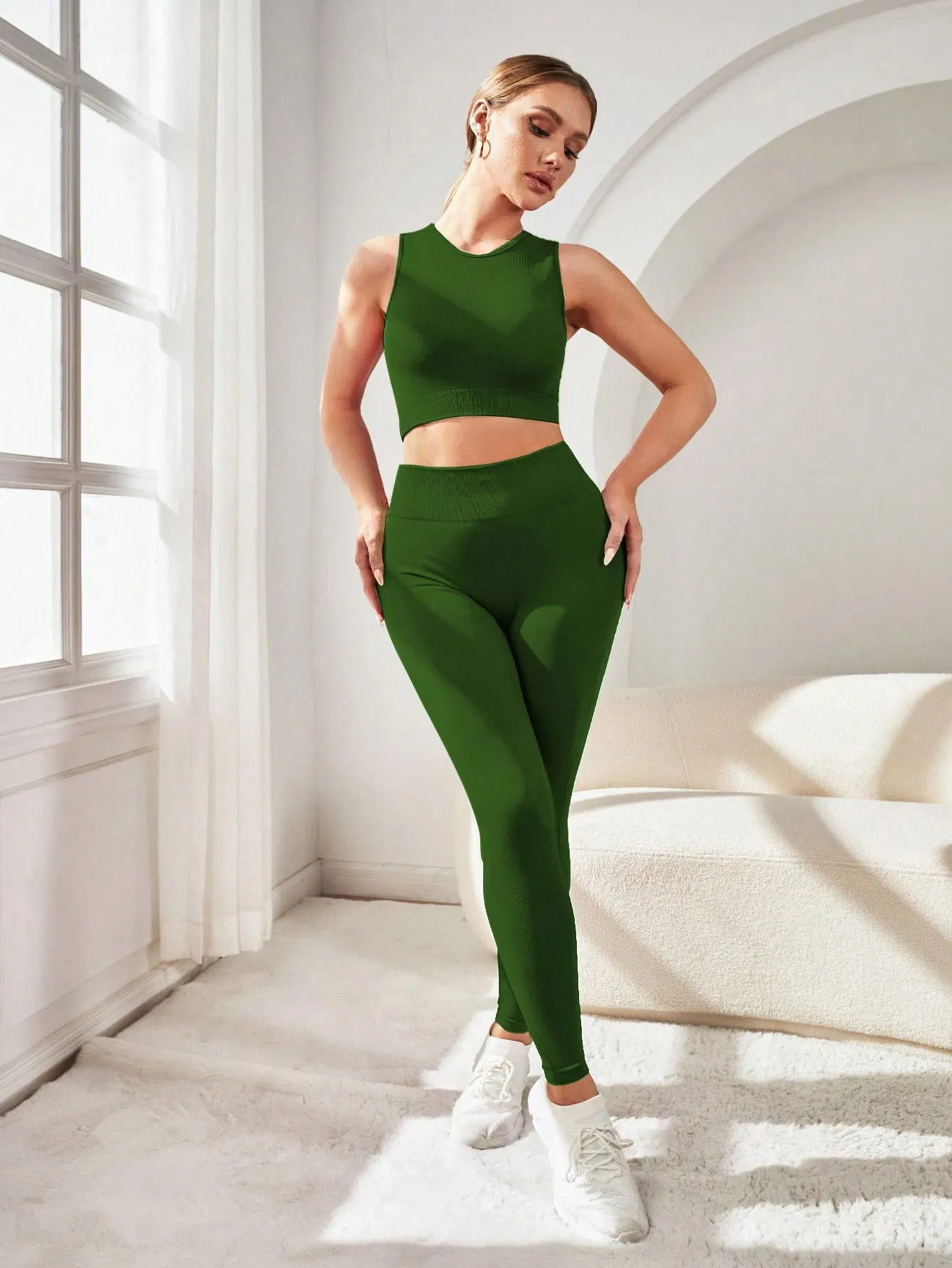 Ropa de pantalones de compresión activa de alto rendimiento personalizada al por mayor para deportes y fitness
