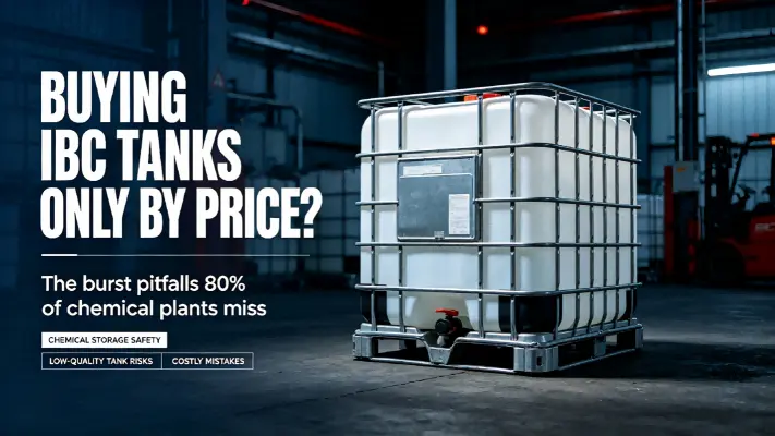 Bursting pitfalls when buying IBC tanks only by price