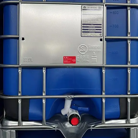 Light Proof IBC Tank Blue Side View
