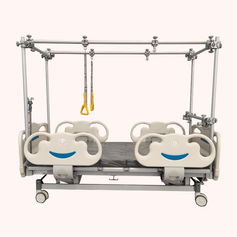Luxury Full Medical Equipment Orthopedic Traction Hospital Beds with Rotating Rail