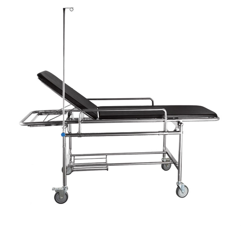 Sht Hospital Ss Mattress Transport Stretcher Emergency Patient Transfer Trolley Stretchers
