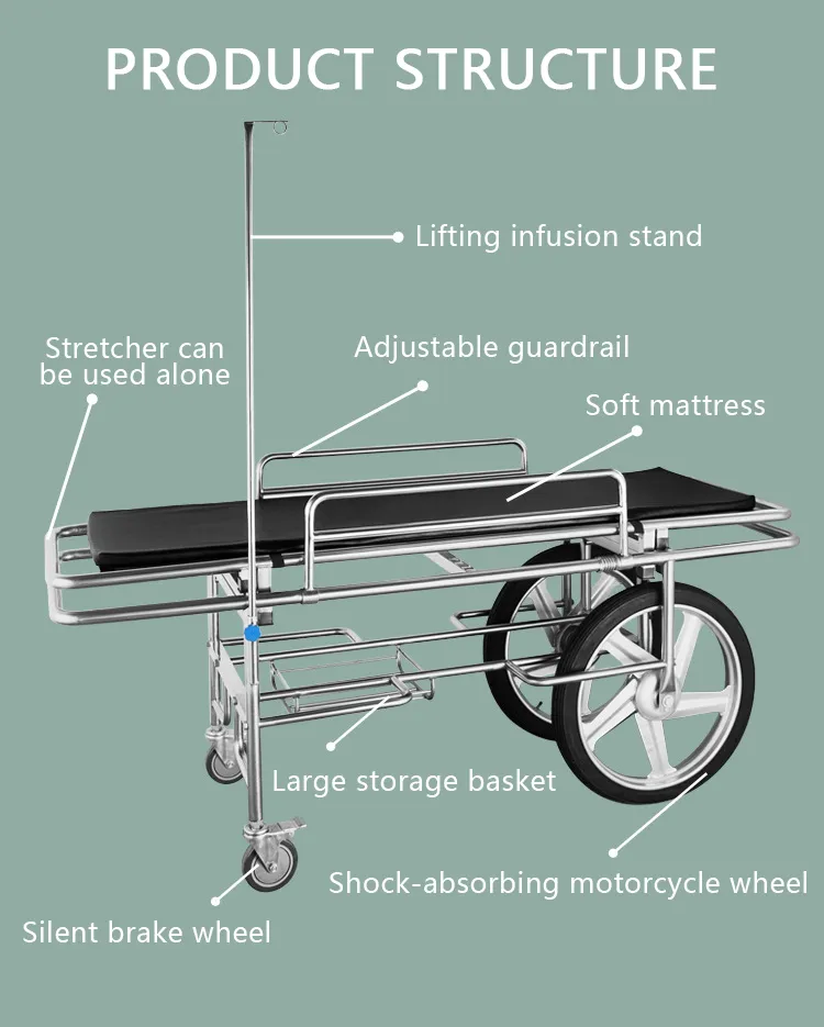 Hospital Stretcher View 4