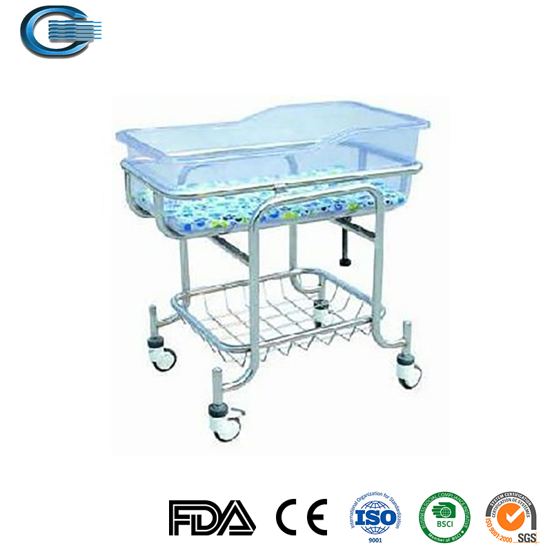 Huasheng Medical Hydraulic Medical Furniture Patient Trolley Stainless Steel Stretcher Trolley Prices