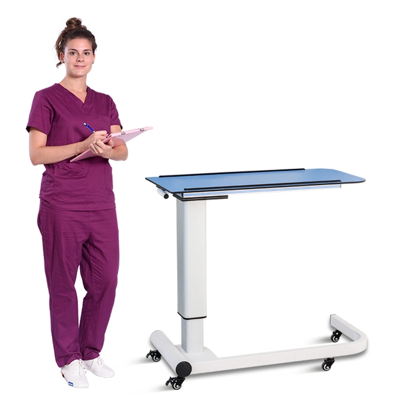 Skh242 U Type Hospital Overbed Table