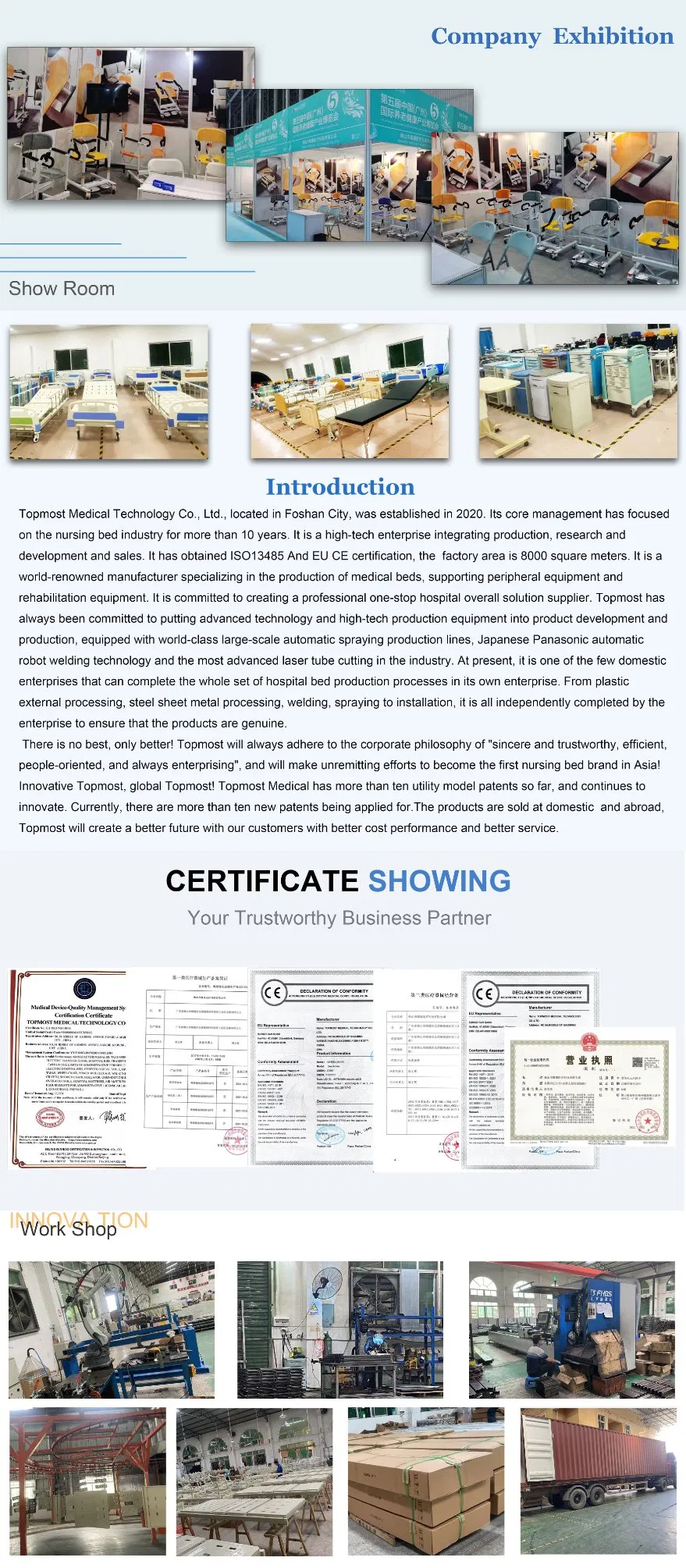 Product Detailed Dimensions