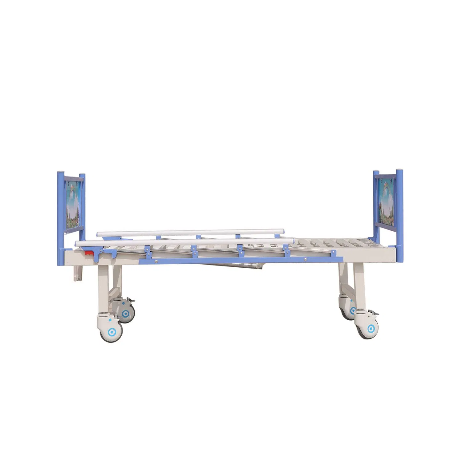 Hospital Furniture Adjustable Pediatric Kids One Crank Manual Hospital Bed