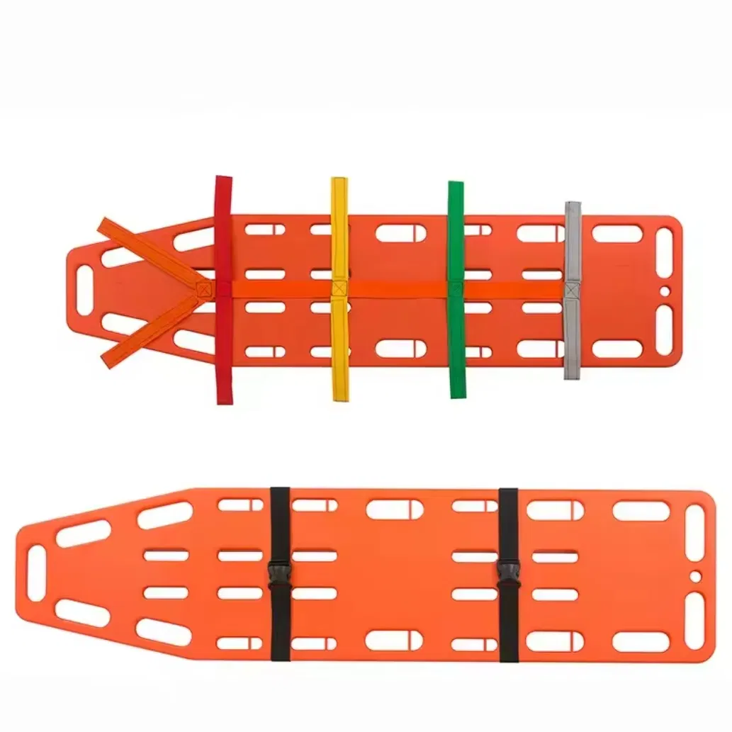 [MDK-E3(I)]Portable Plastic Patient Transfer Spine Board Stretcher for Emergency, Rescue, Fracture, First Aid, Outdoor Survival as Medical or Hospital furniture
