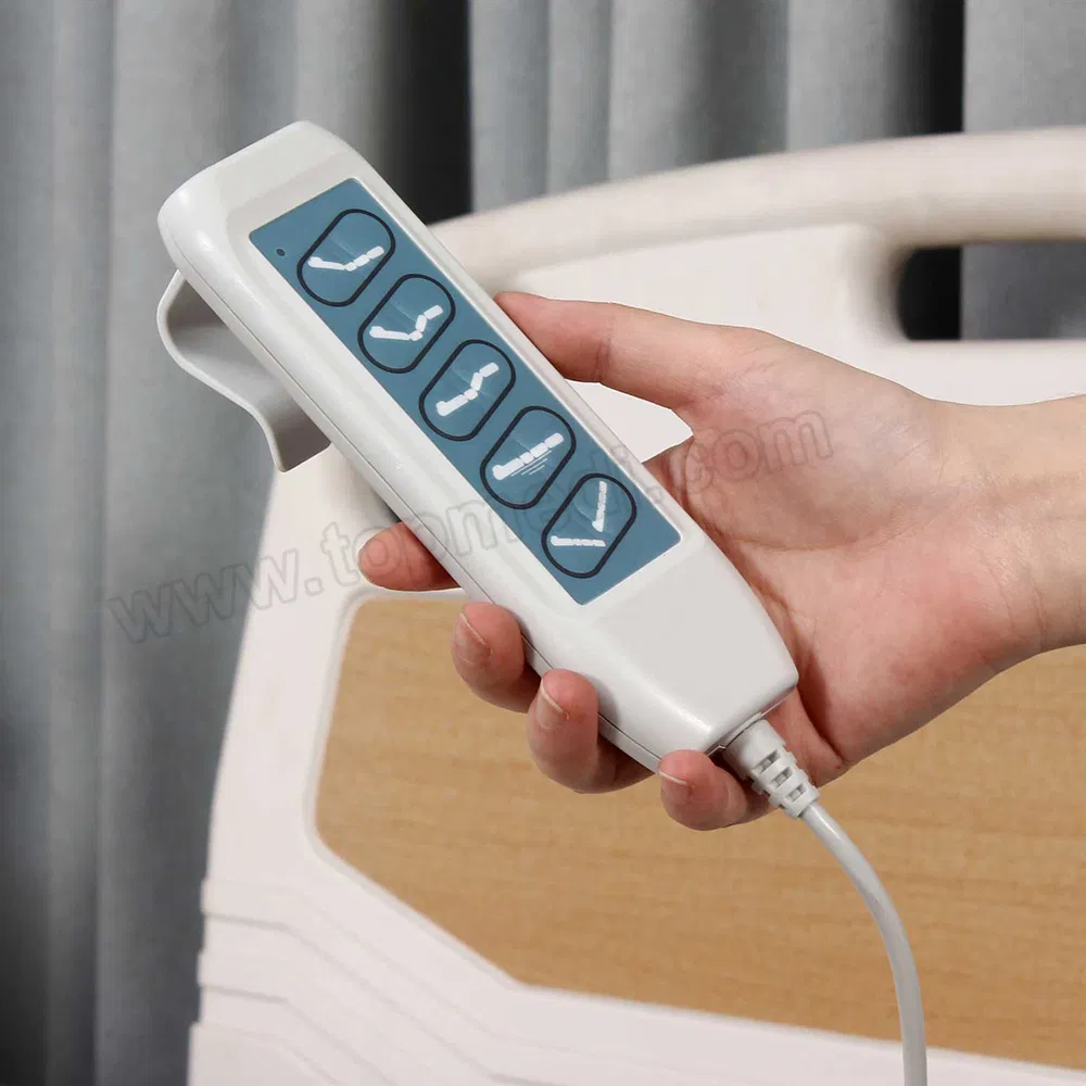 Medical Adjustable Equipment Power 5 Functions Electric Inclinable ICU Hospital Care Bed