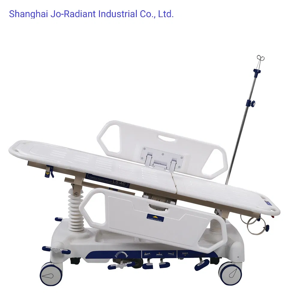 Medical Hydraulic Patient Stretcher Adjustable Trolley