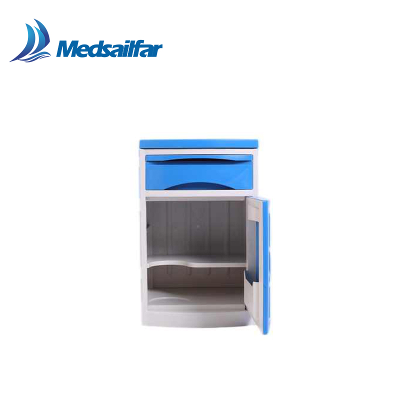 CE FDA ABS Medical Storage Cheap Hospital Furniture Bedside Cabinet