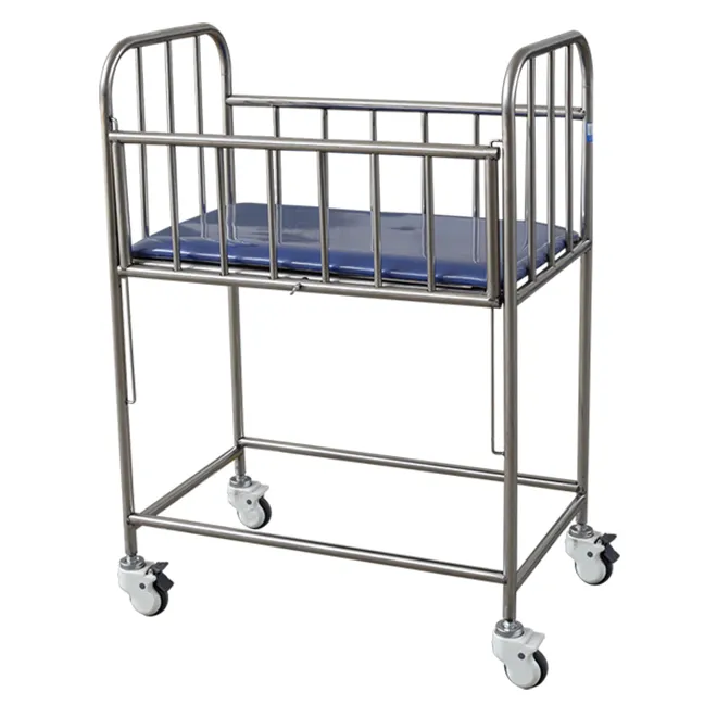 MS-P200 Hospital Pediatric Stainless Infant Bed