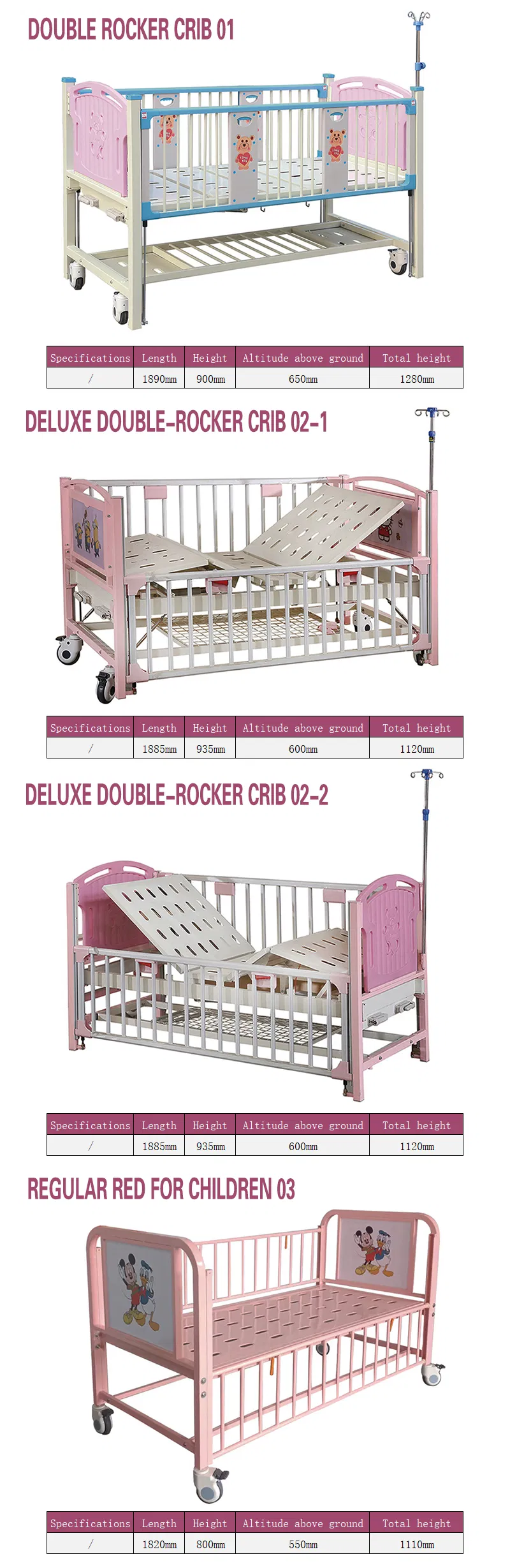 Medical Children Pediatric Hospital Bed