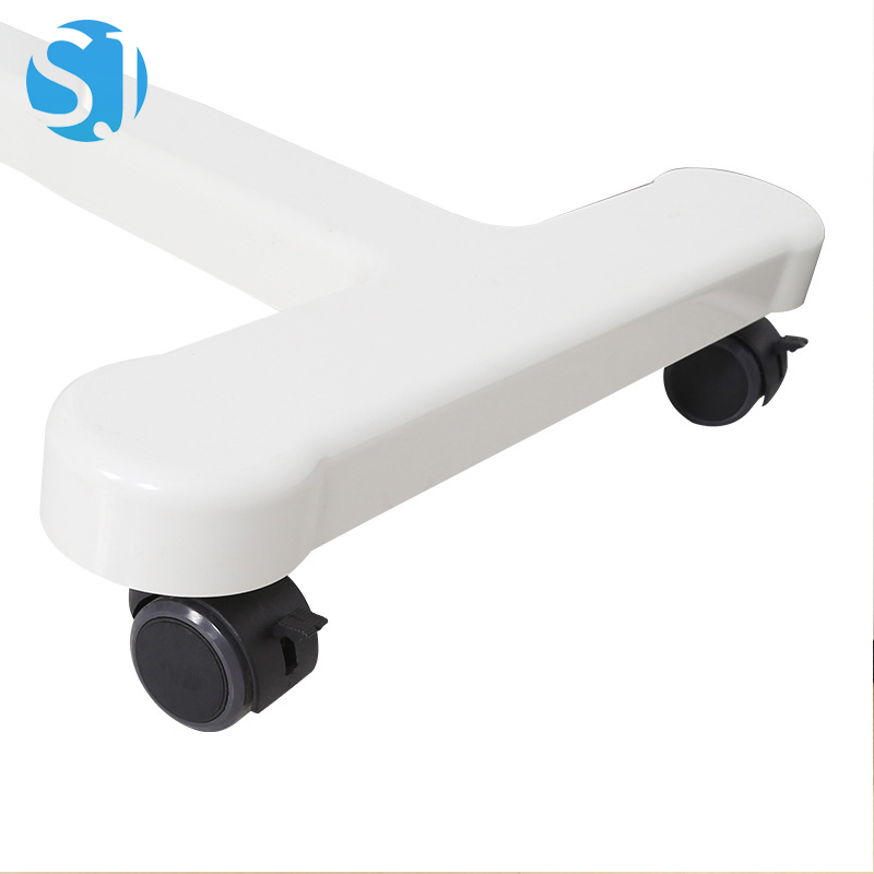 C-Base Overbed Table Hospital Bed Height Adjustable Medical Bedside Table Rolling Castors Nursing Ward Furniture