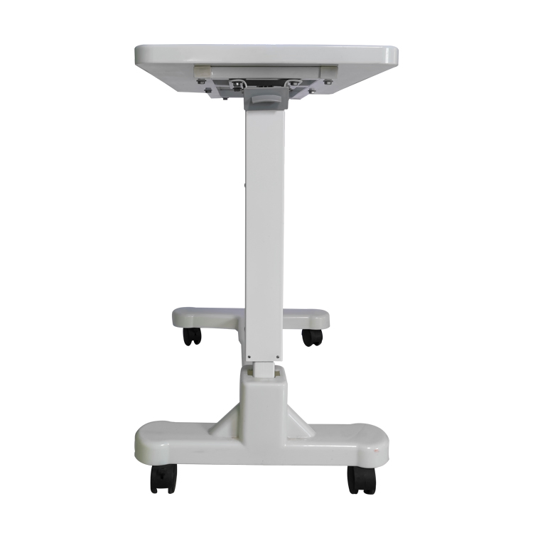 Height Adjustable Over Bed Table with Wheels Movable Bedside Desk Height Adjustable Overbed Dining Table