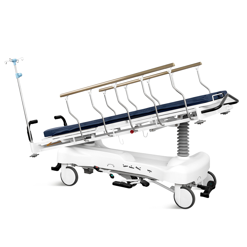 Skb041-3 Durable Hydraulic 5 Function Adjustable Medical Operation Hospital Stretcher Manual Patient Transport Trolley