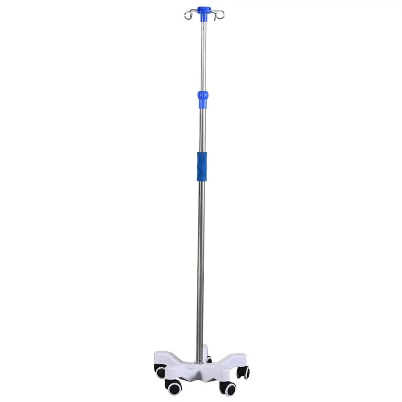 Adjustable Height Easy to Move Hospital Infusion Stand