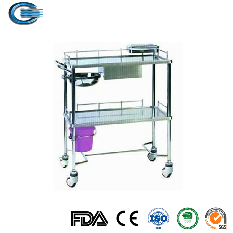 Huasheng Medical Hydraulic Medical Furniture Patient Trolley Stainless Steel Stretcher Trolley Prices