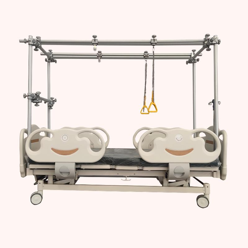 Luxury Full Medical Equipment Orthopedic Traction Hospital Beds with Rotating Rail