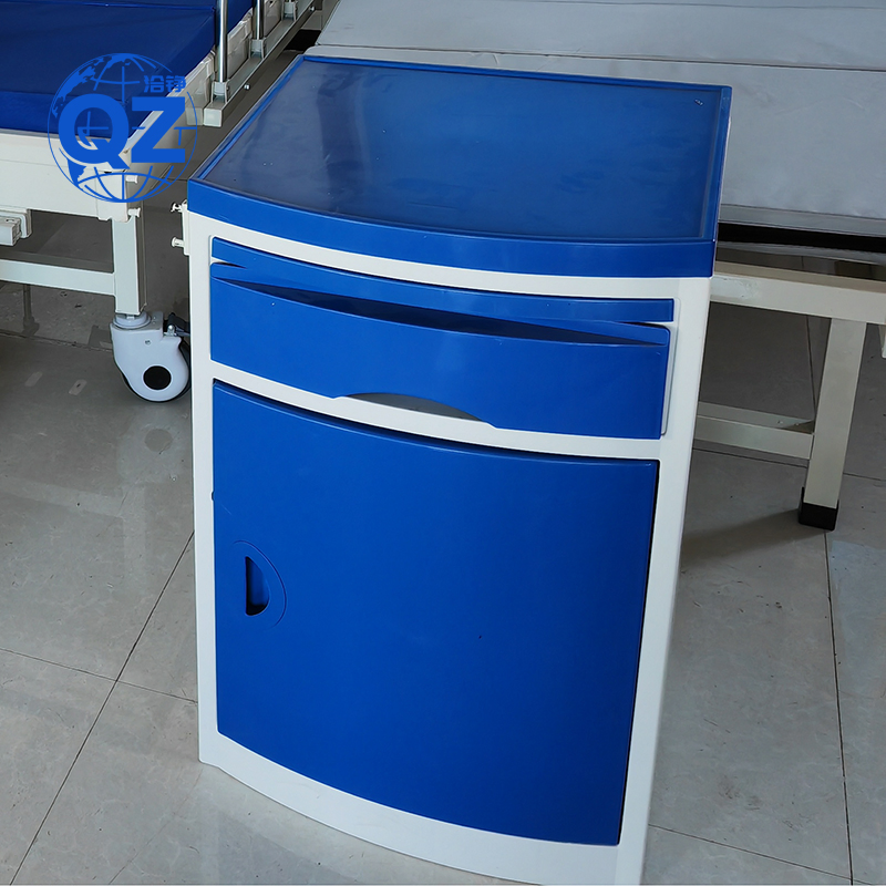 Hospital Furniture Medical Mobile Bedside Table Ward Nursing Hospital Cabinet with Drawer