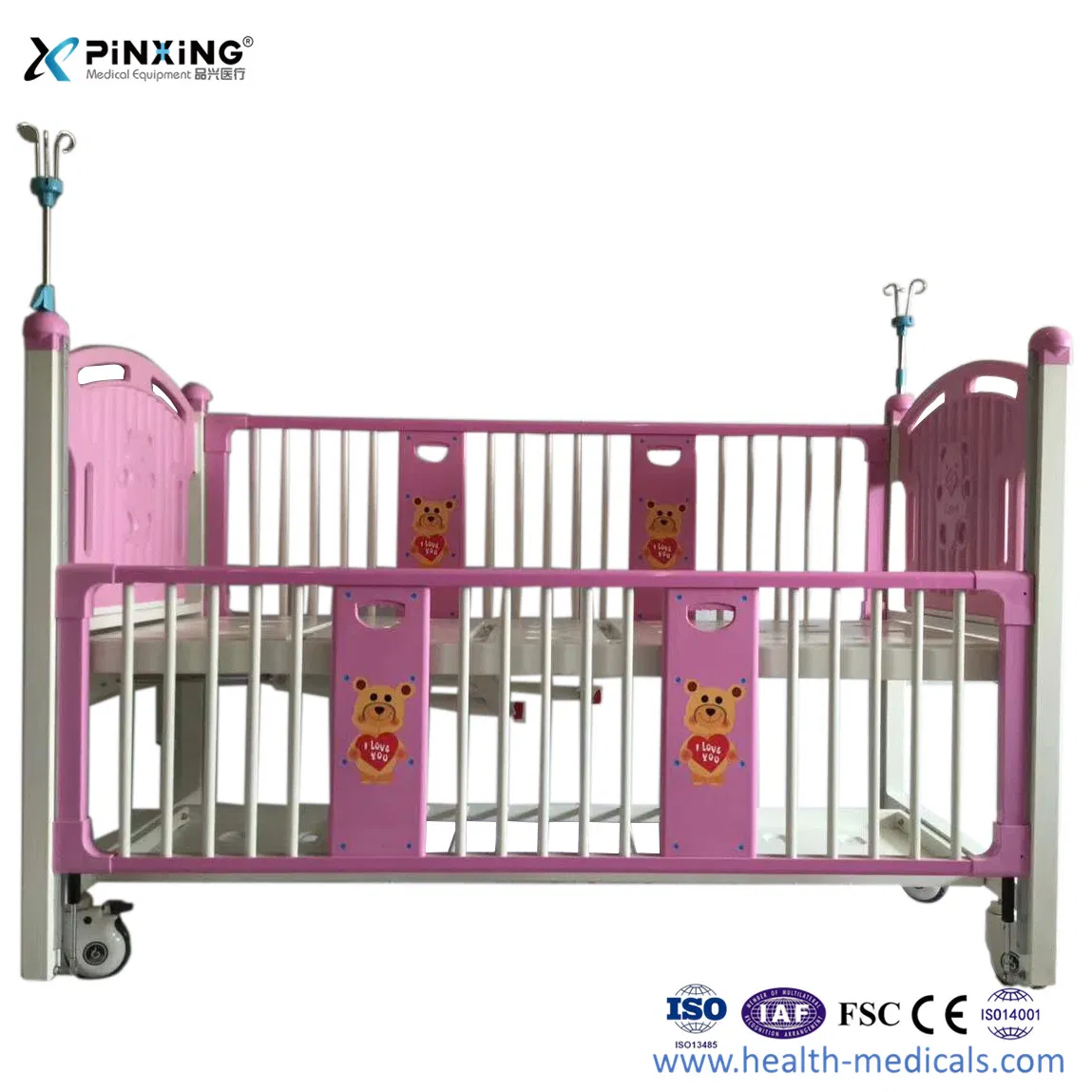 Convenient and Reusable Customized Adjustable Hospital Clinical Pediatric Bed